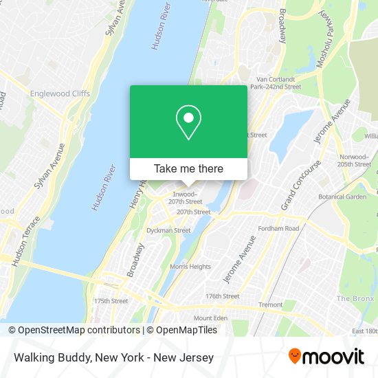 Walking Buddy map