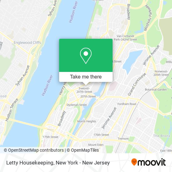 Letty Housekeeping map