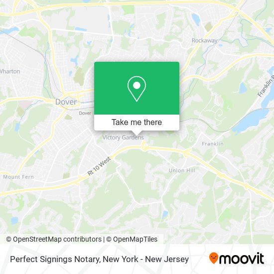 Perfect Signings Notary map