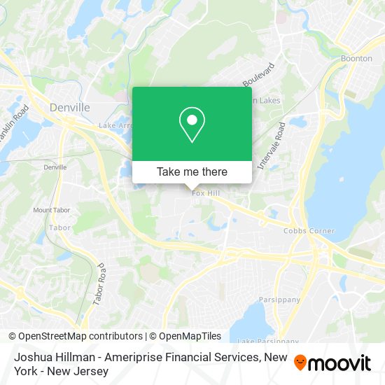 Joshua Hillman - Ameriprise Financial Services map