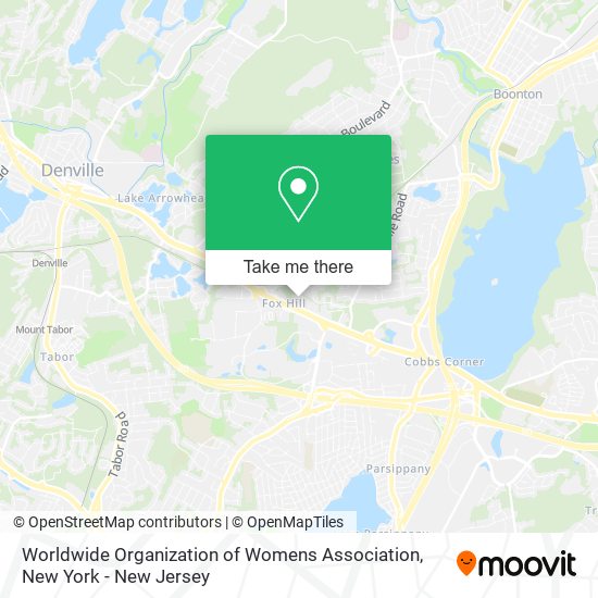 Mapa de Worldwide Organization of Womens Association