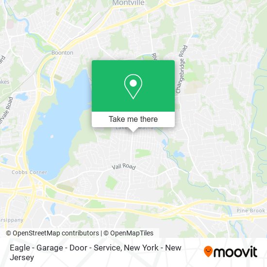 Eagle - Garage - Door - Service map