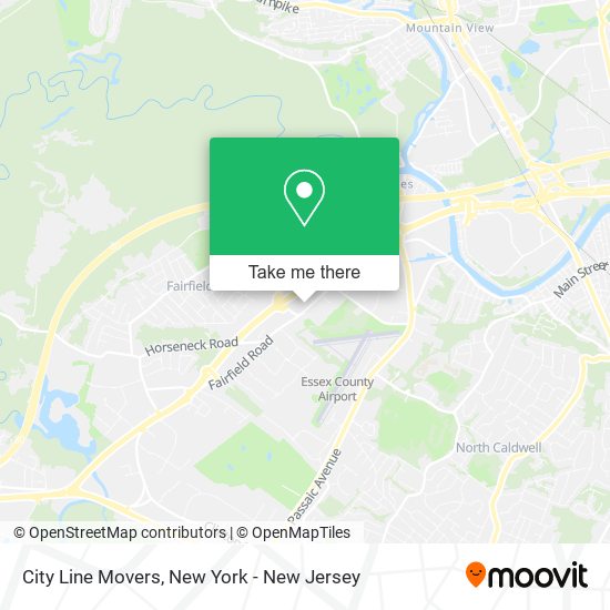 City Line Movers map