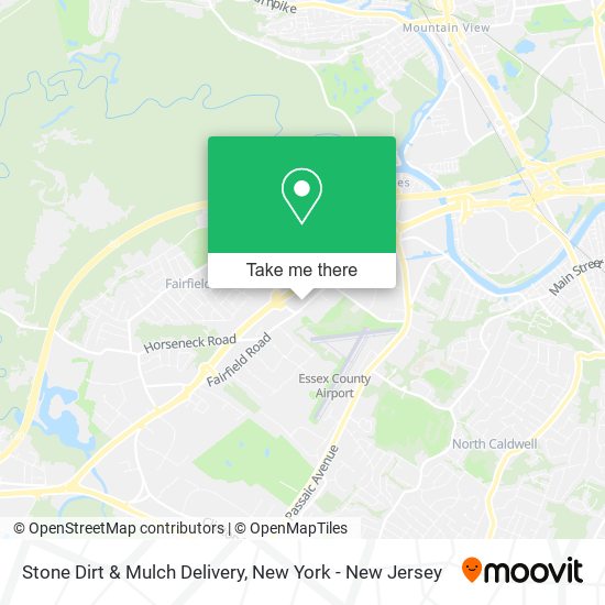 Stone Dirt & Mulch Delivery map