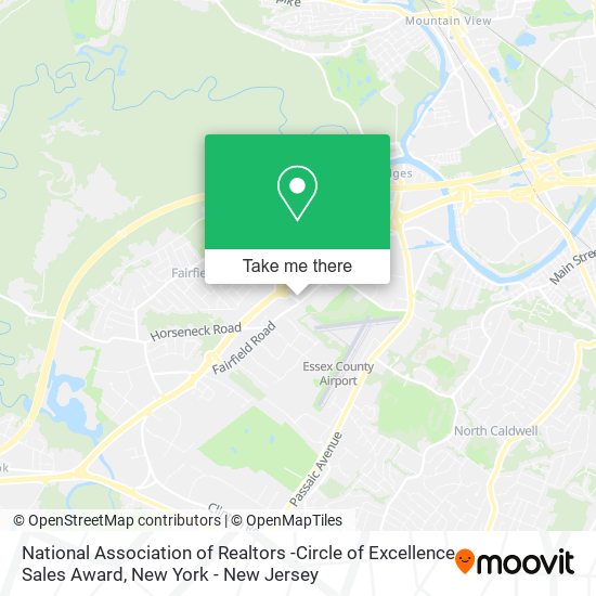 National Association of Realtors -Circle of Excellence Sales Award map