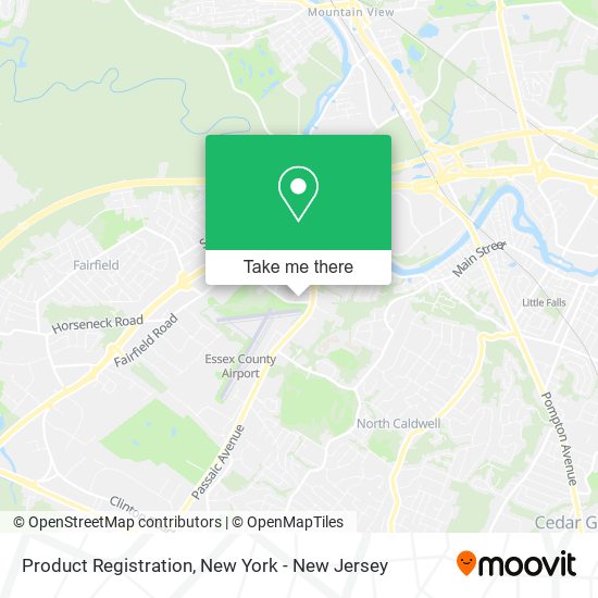 Product Registration map
