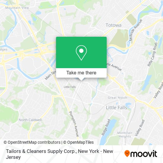 Tailors & Cleaners Supply Corp. map