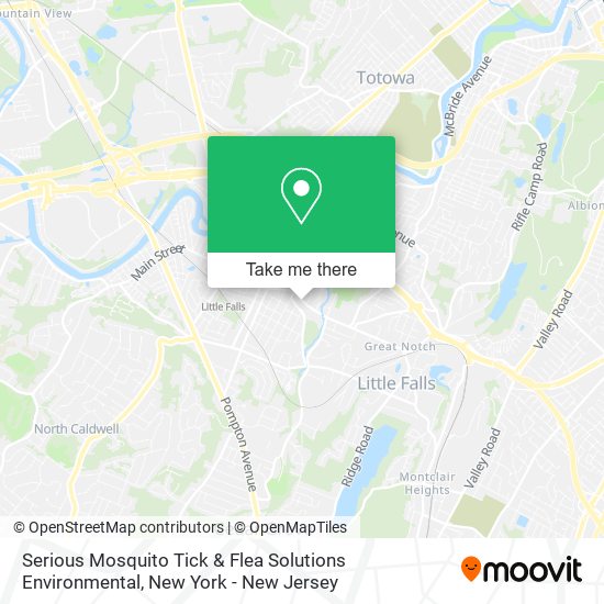 Serious Mosquito Tick & Flea Solutions Environmental map