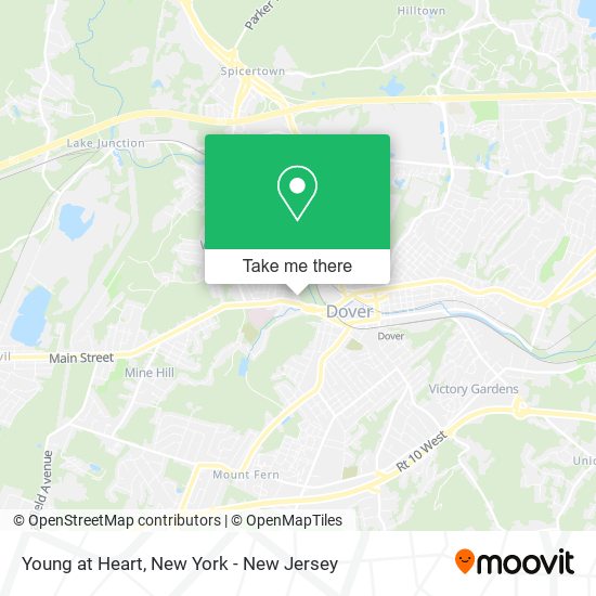 Young at Heart map