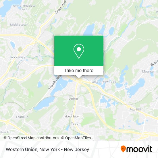 Western Union map