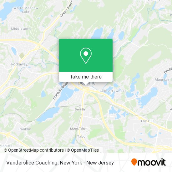 Vanderslice Coaching map