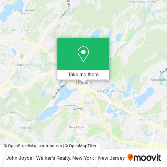 John Joyce - Walker's Realty map