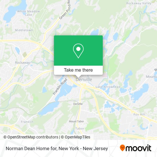 Mapa de Norman Dean Home for