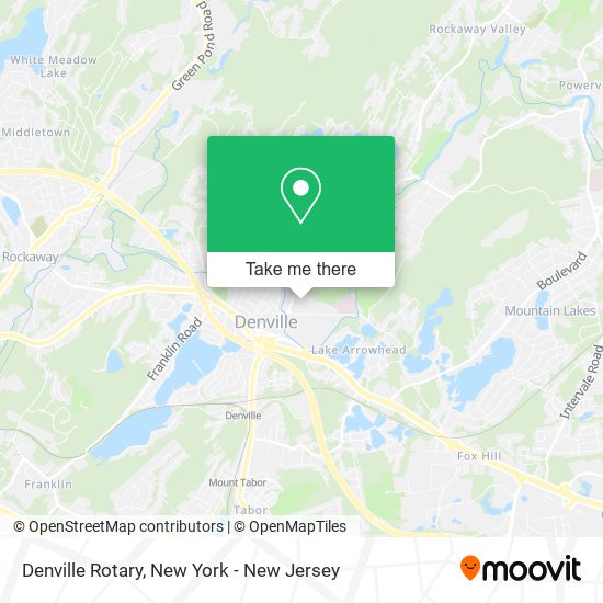 Denville Rotary map