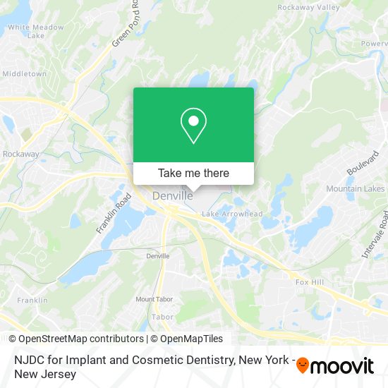 Mapa de NJDC for Implant and Cosmetic Dentistry