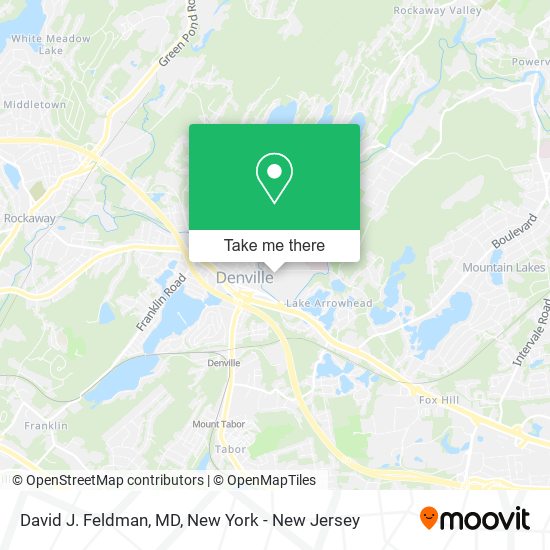 Mapa de David J. Feldman, MD