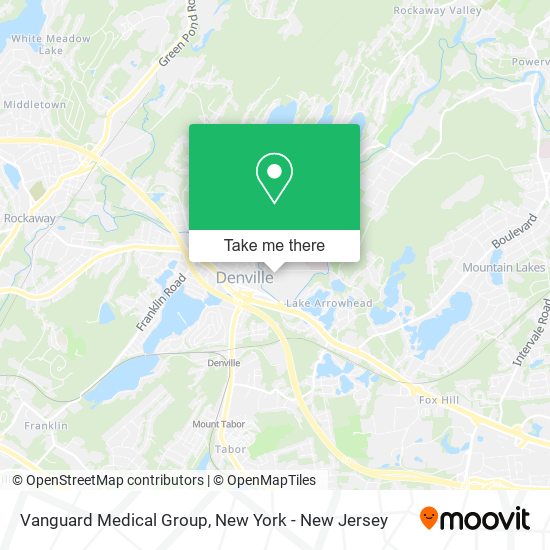 Vanguard Medical Group map