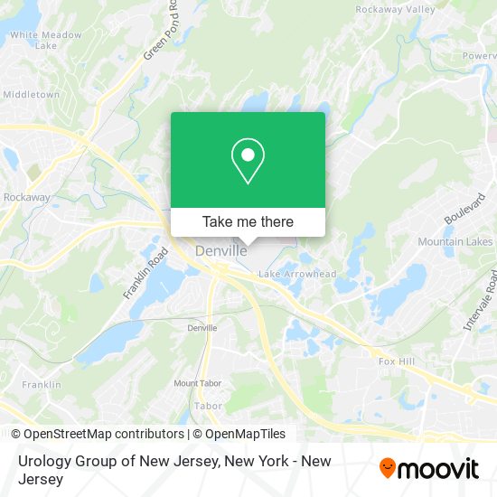 Mapa de Urology Group of New Jersey