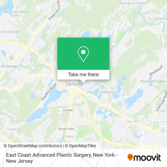 East Coast Advanced Plastic Surgery map