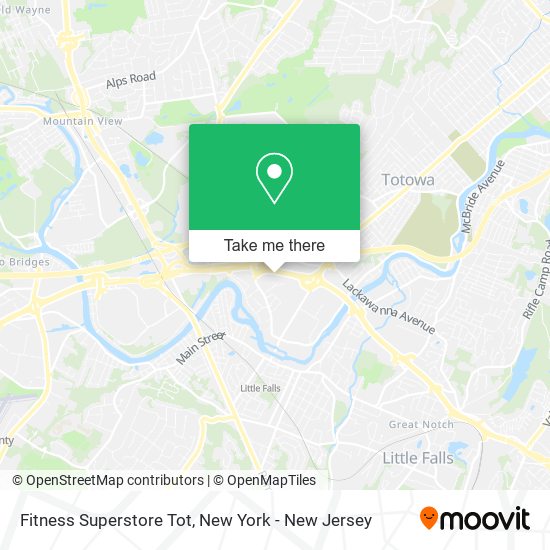 Mapa de Fitness Superstore Tot