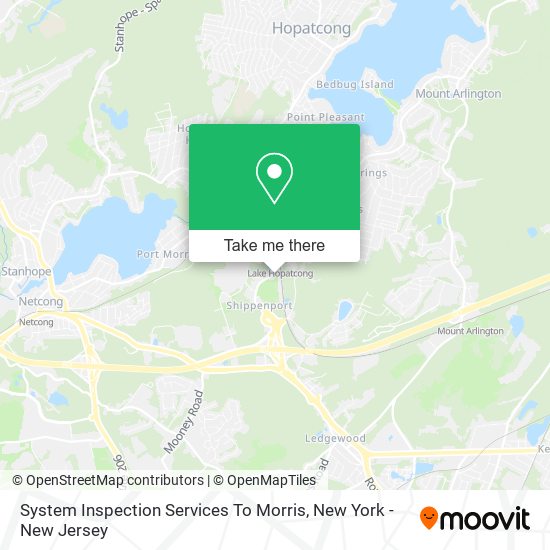 Mapa de System Inspection Services To Morris