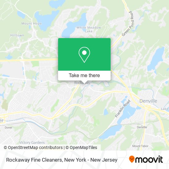 Mapa de Rockaway Fine Cleaners