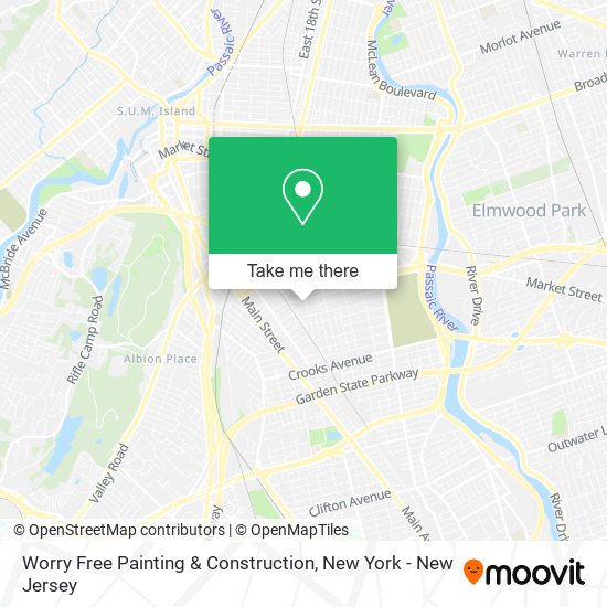 Worry Free Painting & Construction map