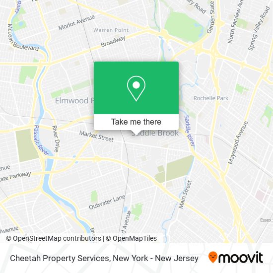Cheetah Property Services map
