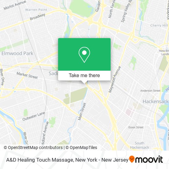 A&D Healing Touch Massage map