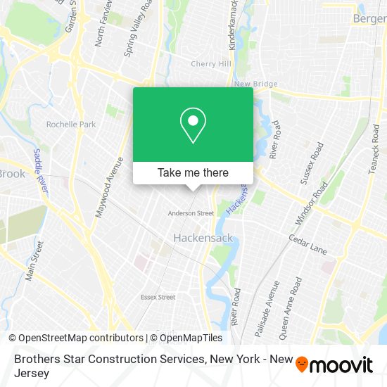 Brothers Star Construction Services map