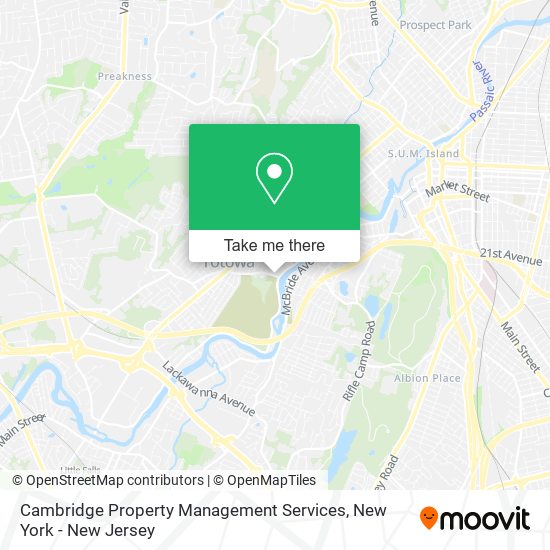 Mapa de Cambridge Property Management Services