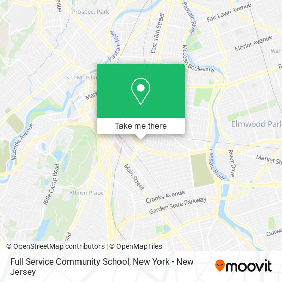 Full Service Community School map