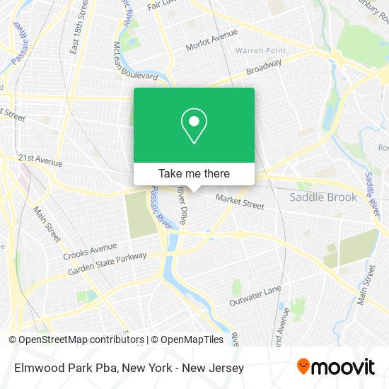 Elmwood Park Pba map