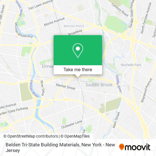 Mapa de Belden Tri-State Building Materials