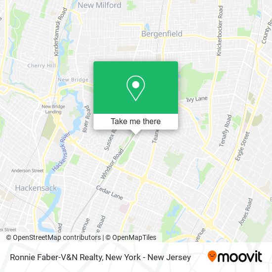 Mapa de Ronnie Faber-V&N Realty