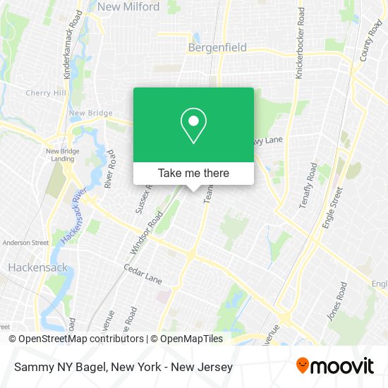Sammy NY Bagel map
