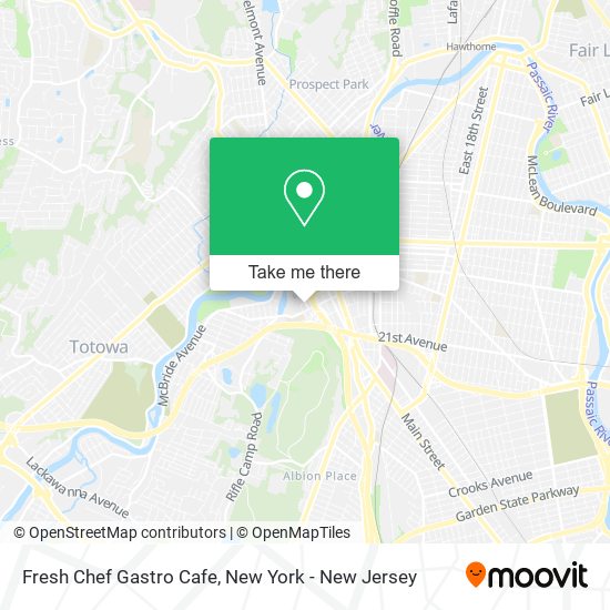 Mapa de Fresh Chef Gastro Cafe