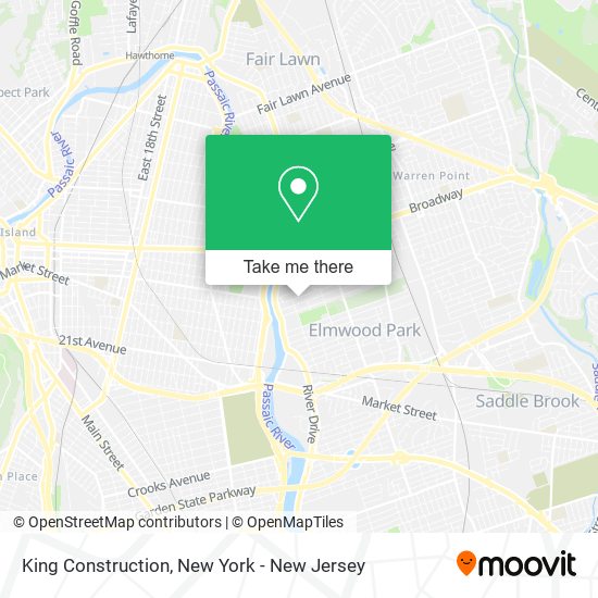 Mapa de King Construction