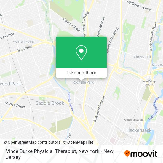 Vince Burke Physicial Therapist map