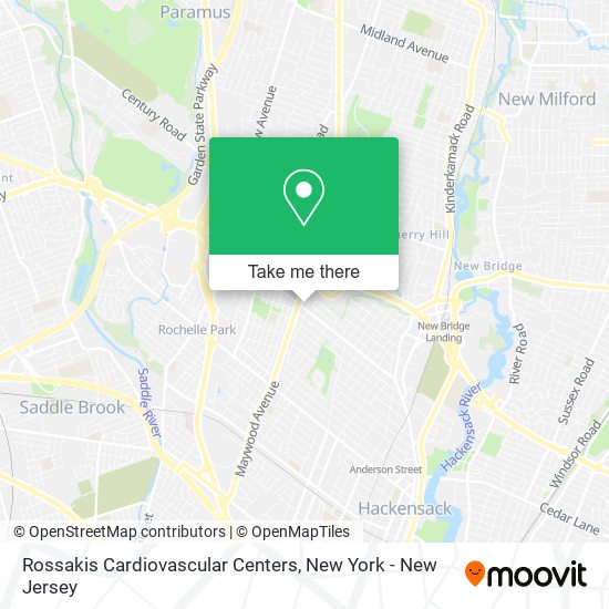 Rossakis Cardiovascular Centers map