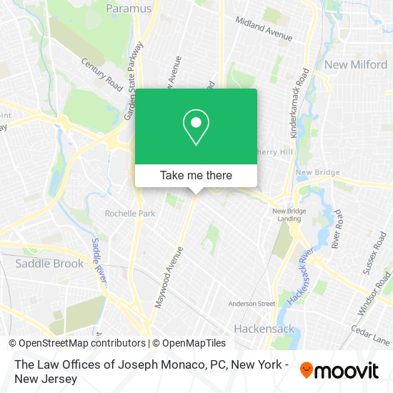 Mapa de The Law Offices of Joseph Monaco, PC