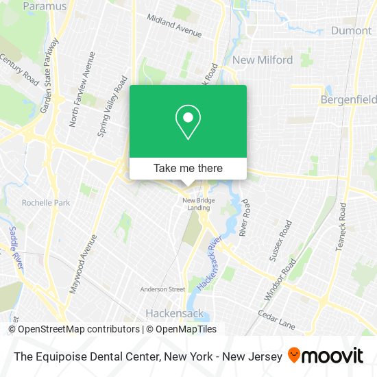 The Equipoise Dental Center map