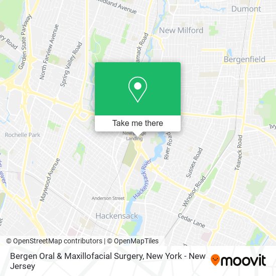 Bergen Oral & Maxillofacial Surgery map