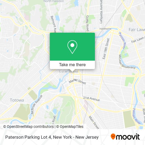 Mapa de Paterson Parking Lot 4