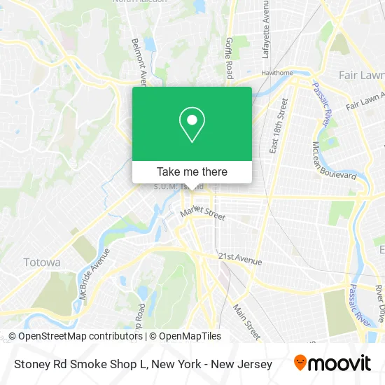 Stoney Rd Smoke Shop L map