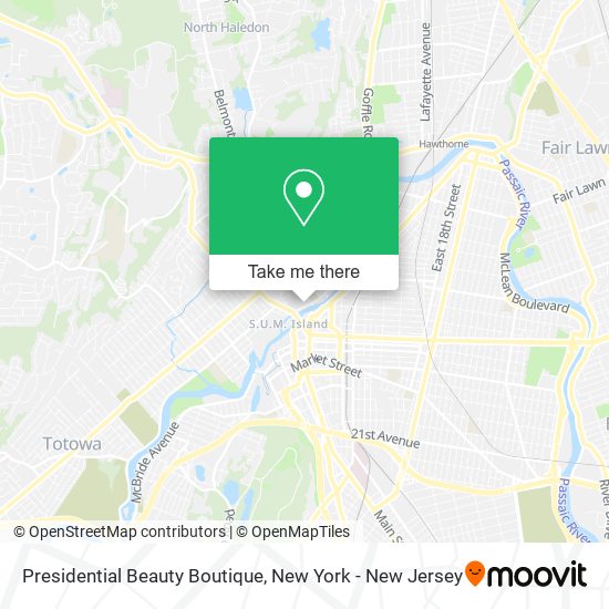 Presidential Beauty Boutique map