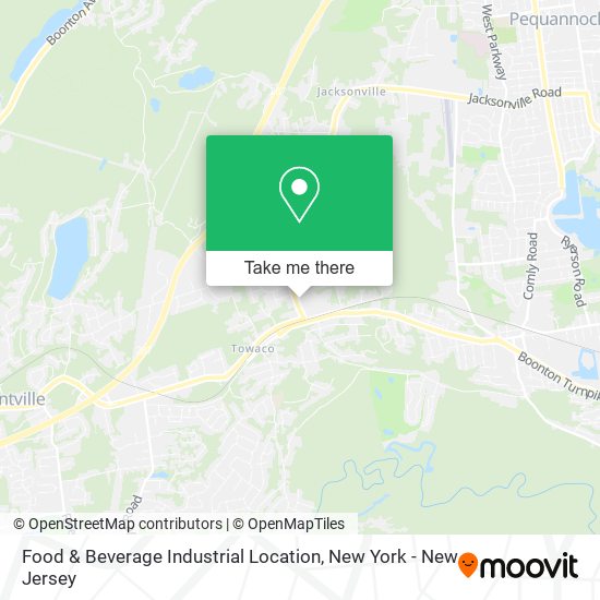 Mapa de Food & Beverage Industrial Location