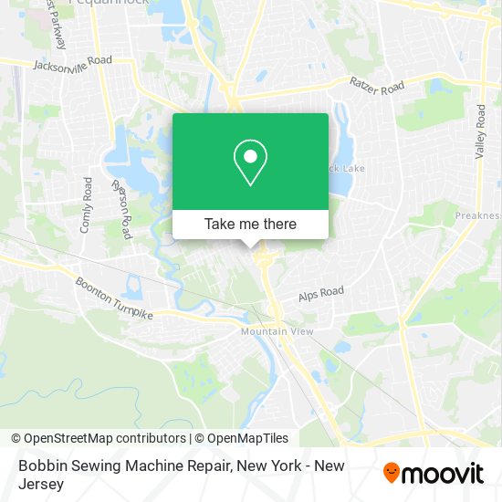 Mapa de Bobbin Sewing Machine Repair