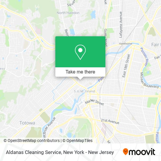 Mapa de Aldanas Cleaning Service