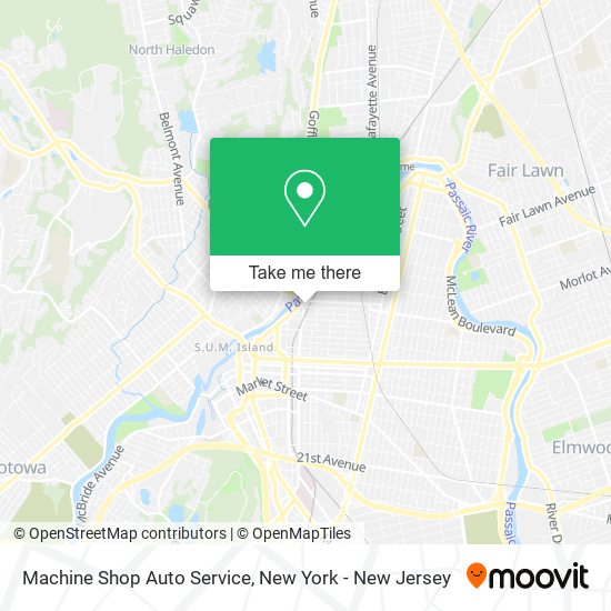 Mapa de Machine Shop Auto Service
